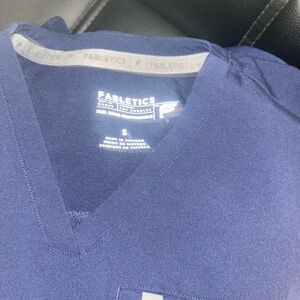 Fabletics Deep Navy V-Neck Active Top